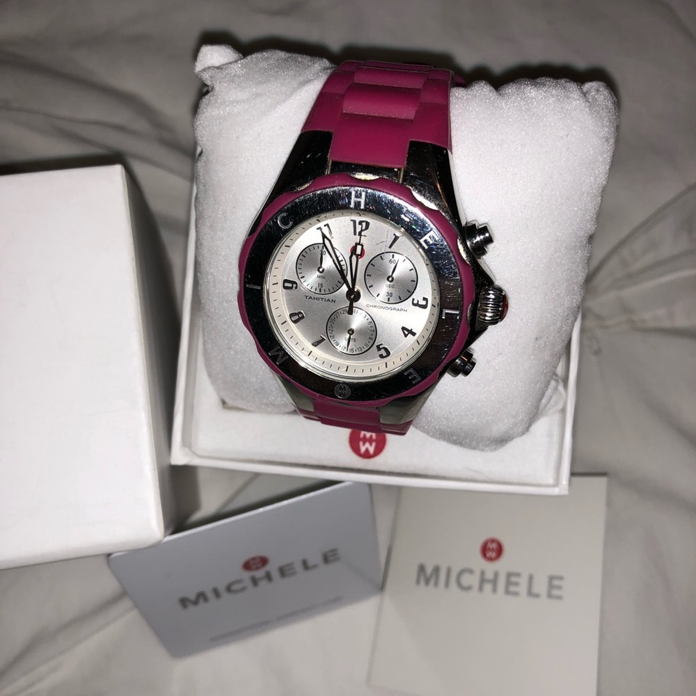 Michele Tahitian Chronological Jelly Watch